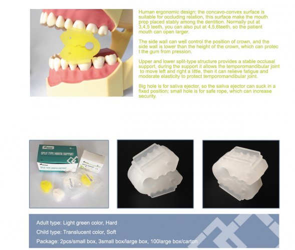 Mouth Support Split Type - Adult
